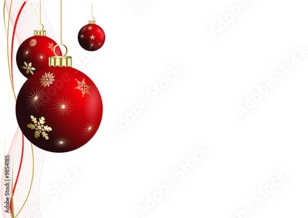 Obraz arrière-plan rouge de Noël