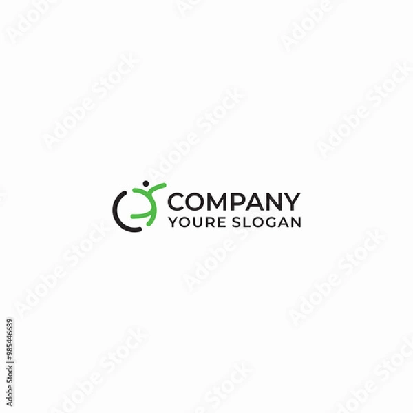 Obraz abstract logo design