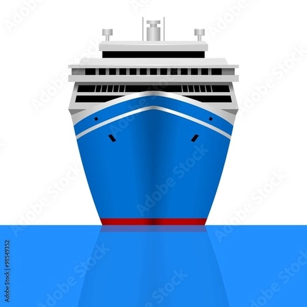 Fototapeta Cruise ship