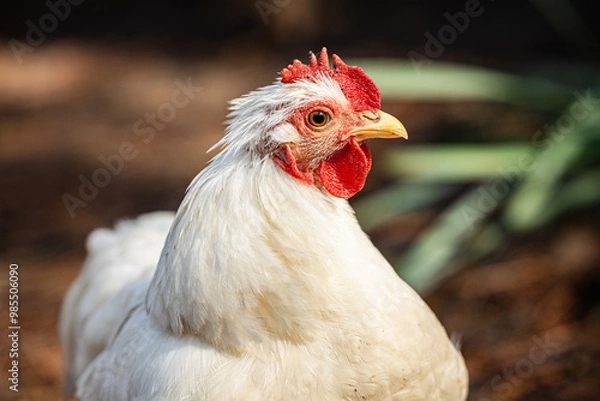 Fototapeta portrait of a chicken