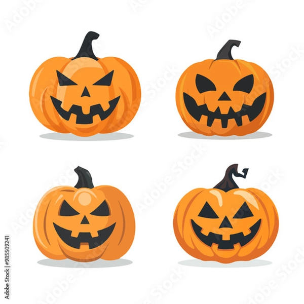 Fototapeta halloween_icon_on_white_background.