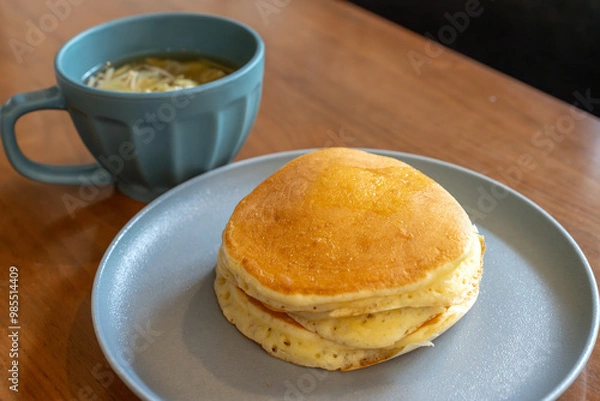 Fototapeta パンケーキ朝食