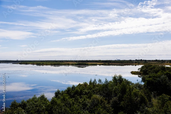 Obraz 夏の苫小牧市の支笏湖