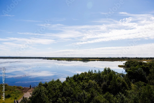 Obraz 夏の苫小牧市の支笏湖