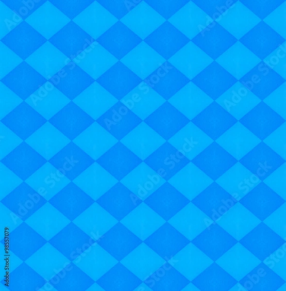 Fototapeta Blue rhombus pattern for wallpapers, cases and prints