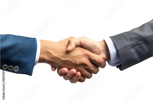 Obraz handshake between two businessmen