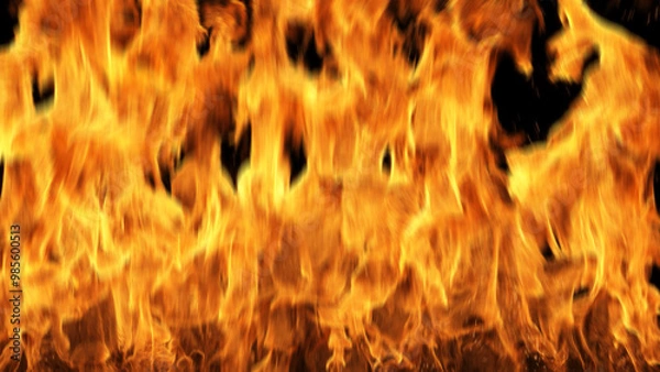 Fototapeta burning fire