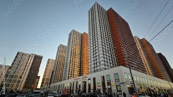 Obraz city skyscrapers