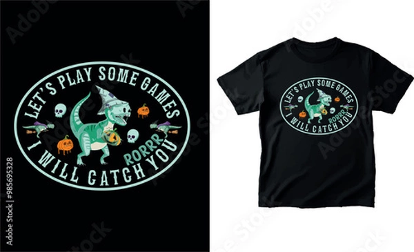 Obraz Halloween vector type t shirt design