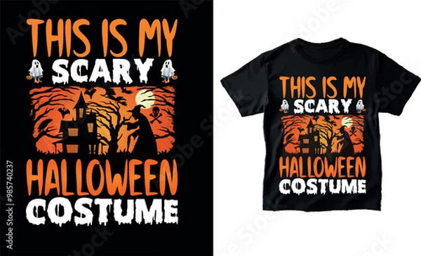 Obraz This is a halloween vector t shirt design 