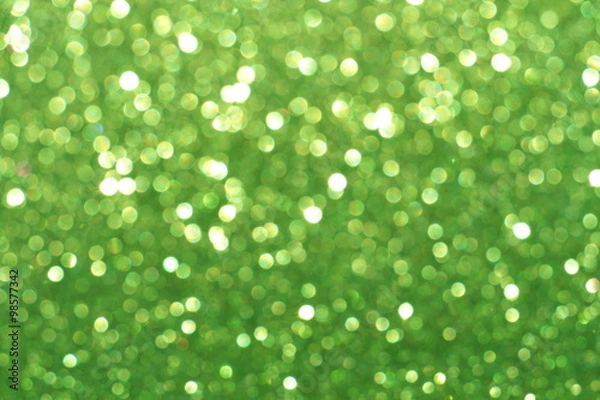 Obraz Zielony brokat