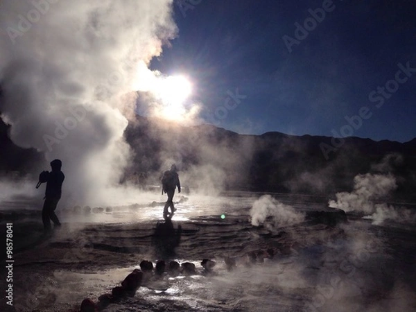 Fototapeta El Tatio Geysire Chile