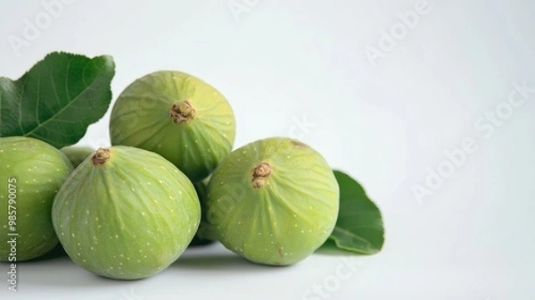 Fototapeta gooseberries on a white background