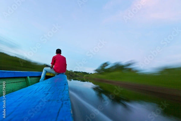 Obraz boat ride in Guatemala