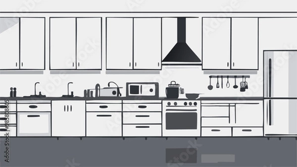 Obraz Simple kitchen 