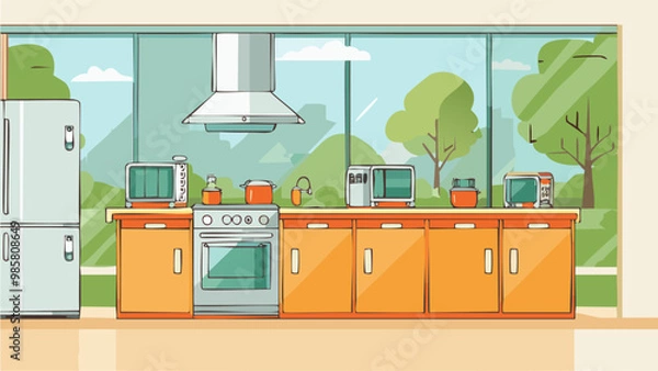 Obraz Simple cozy kitchen