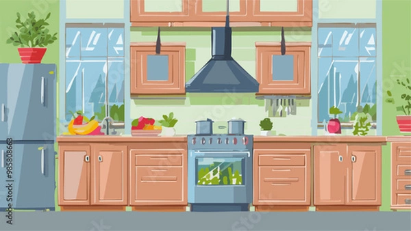 Obraz Window Kitchen
