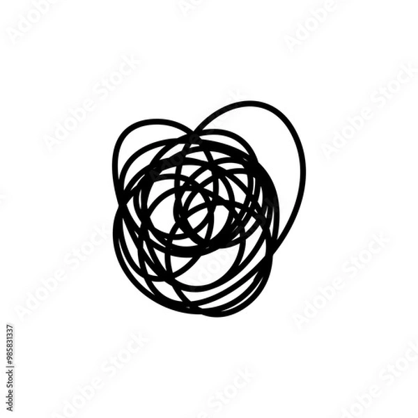 Fototapeta random swirl