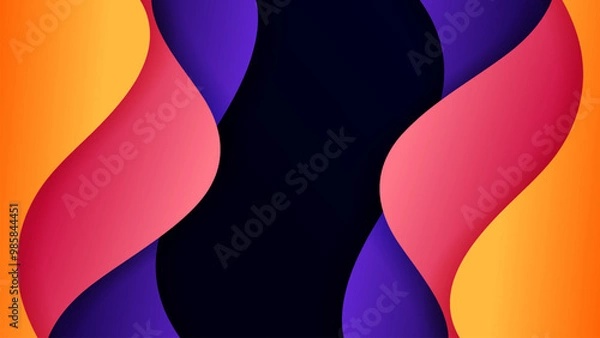 Fototapeta Vector background with soft gradient color on background .Vector background for wallpaper. Eps 10