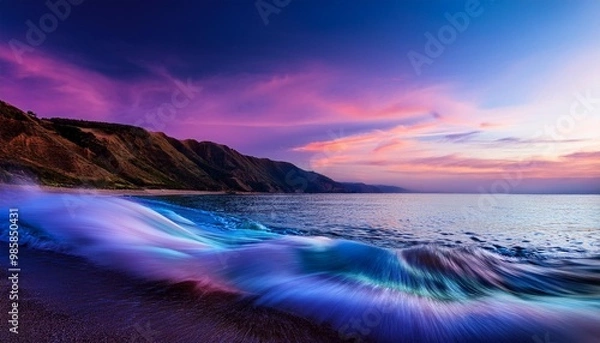 Fototapeta Fluid dynamics captured in motion.