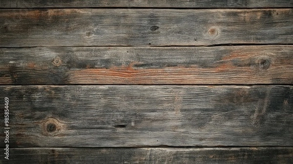 Fototapeta Rustic wood texture background with natural grains and worn-out appearance, perfect for vintage themes