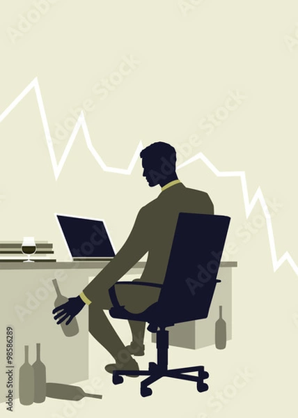 Obraz Alkohol am Arbeitsplatz