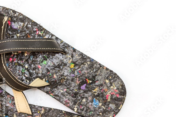 Obraz Plastic waste and recycling