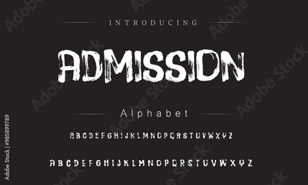 Fototapeta Sleek Brush Script Style