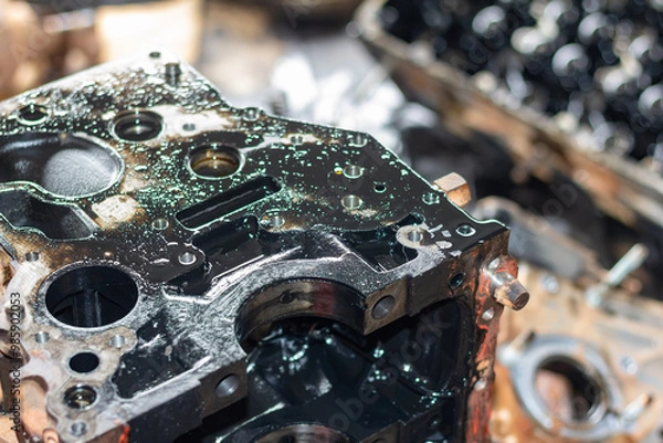 Obraz Car engine repair