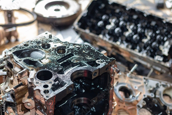 Obraz Car engine repair