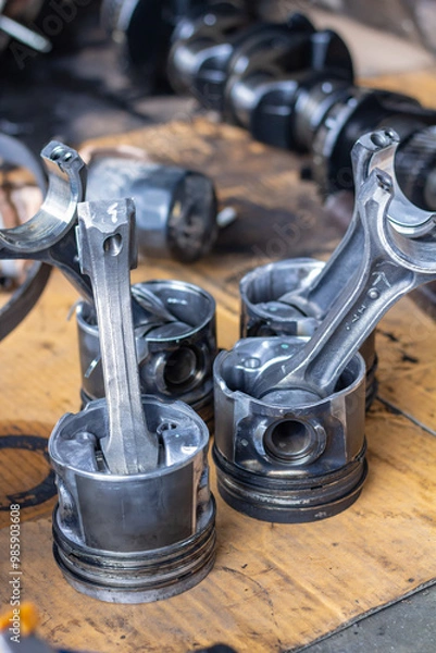 Obraz Car engine repair