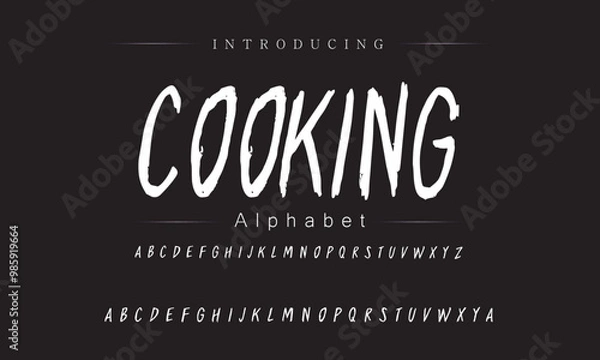 Obraz Bold Brush Lettering Pack