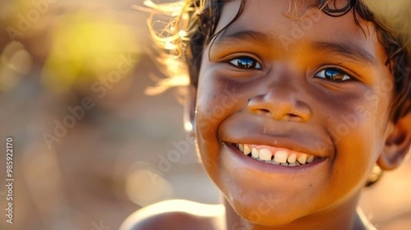 Obraz Smiling Child in Australia