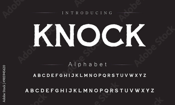 Fototapeta Retro Typeface Collection