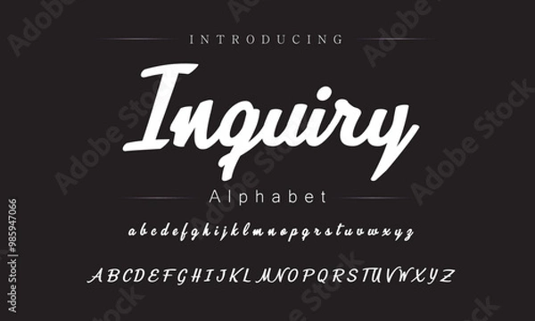 Obraz Distinctive Vintage Font Styles