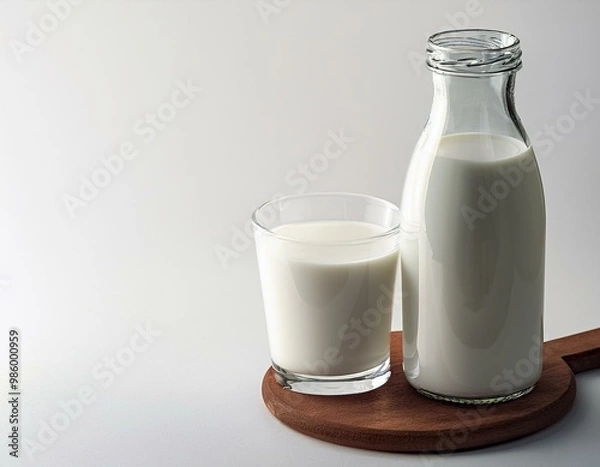 Fototapeta 우유. 생성형AI