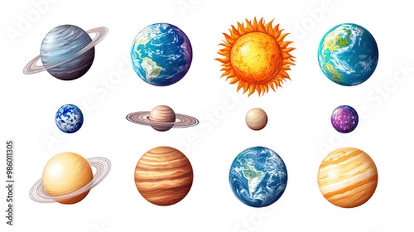 Fototapeta Easter eggs in a colorful basket on a globe, blending holiday celebration with a global theme