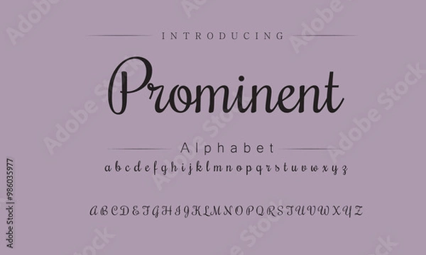 Fototapeta Bold Elegant Fonts for Innovative Digital Campaigns