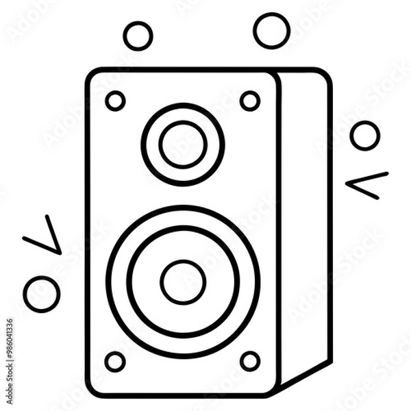 Obraz speaker for music