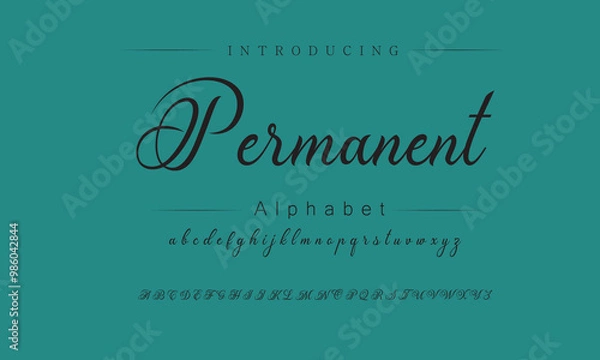 Fototapeta Creative Elegant Fonts for Engaging Digital Content