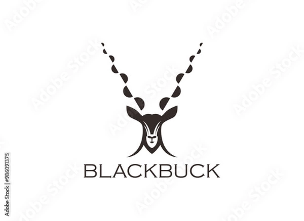 Obraz Blackbuck Logo Design Vector Graphics