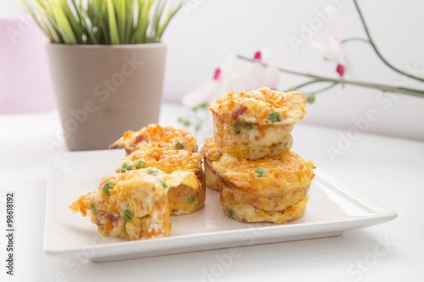 Obraz gesunde Eiermuffins