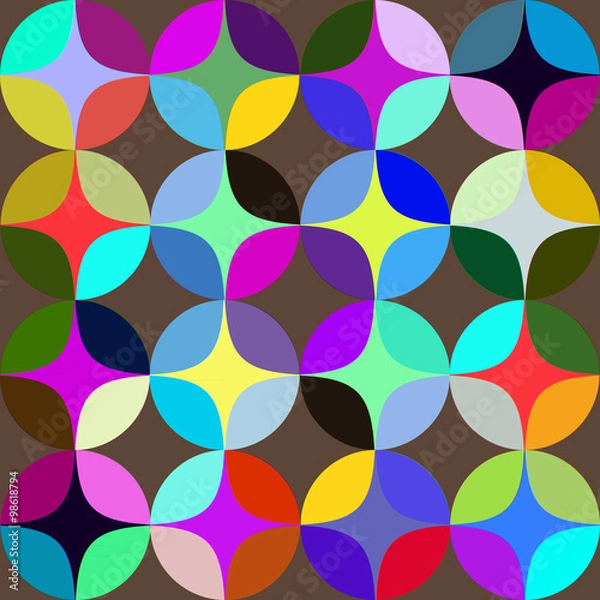 Fototapeta Seamless geometric pattern. Vector illustration.