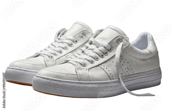 Obraz pair of shoes isolated on white