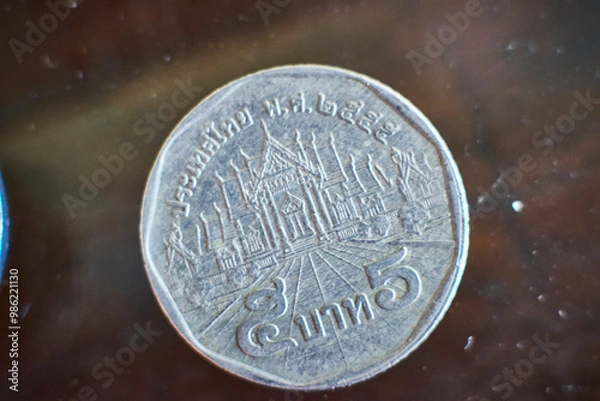 Fototapeta Thai Coin