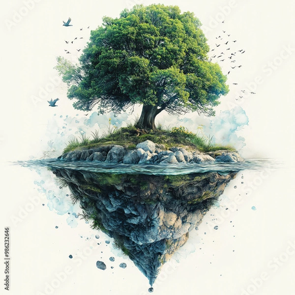 Obraz illustration representing nature