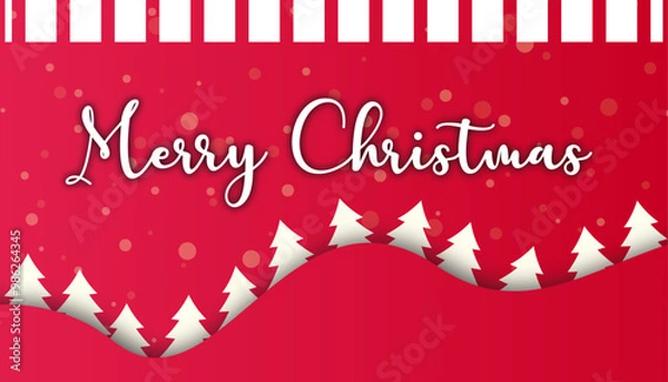 Obraz merry christmas card