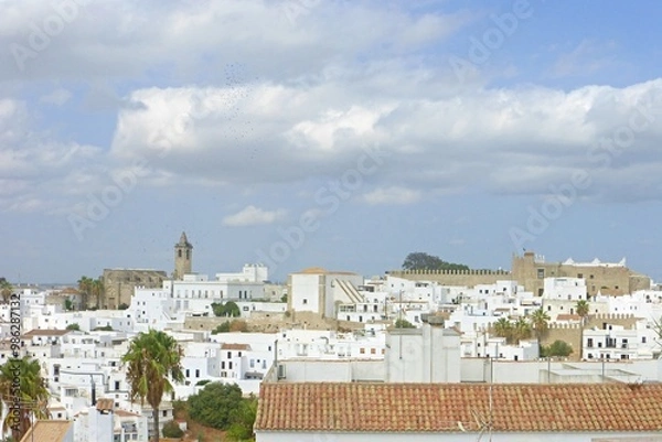 Obraz 
VEJER DE LA FRONTERA , WHITE TOWN IN CADIZ PROVINCE.

