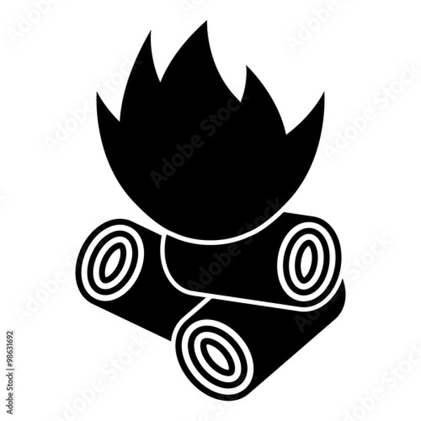 Obraz Wood Pellets icon.