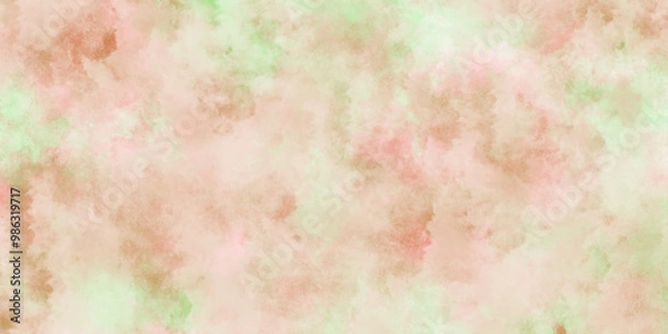 Fototapeta hand drawn stains watercolor texture, painted watercolor background design with paint and colorful stains, Brush stroked painting of colorful watercolor with holographic color.